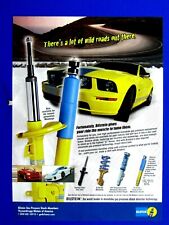 2007 Ford Mustang GT Bilstein Shocks Lot Of Wild Roads Original Print Ad 8.5x11