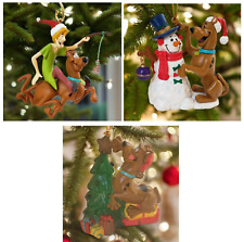 Vintage Hallmark & Trevco Hanna Barbera Scooby-Doo Christmas Ornaments Set of 3 picture
