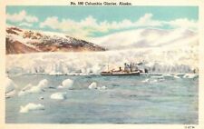 Vintage Postcard Columbia Glacier Alaska AK C. P. Johnson Co. Pub. picture