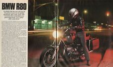 1985 BMW R80 - 6-Page Vintage Motorcycle Road Test Article picture