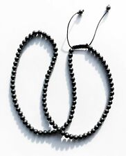 Shungite Necklace Polar lights 100 beads Oriental lock EMF protection 33.46
