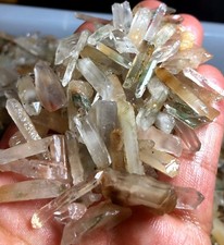 900g Himalayas Rabbit hair QUARTZ CRYSTAL Lemuria QUARTZ Crystal Point HEALING picture