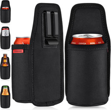 Drink Bottle Can Holder Belt Clip 12oz Beer Holster for Hiking Fishing BBQ picture