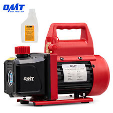 Vacuum Pump 4.5 cfm 1/3 hp Rotary Vane Auto HVAC Air Vacuum Pump Oil Included picture