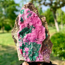 150G  Natural Pink Cobaltocalcite Malachite Quartz Crystal Mineral Specimen picture