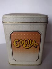 Vintage Cocoa Tin Princeton Industries Yellow Red PIC Carnation Co 5 Inches picture