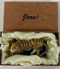 Jere Luxury Giftware, Bejeweled TALINDA Relaxing Tiger Trinket Box with Matching picture