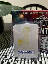 JAY NORTH “Dennis The Menace” Base Auto Plate 1/1. 2024 LEAF METAL POP CENTURY picture