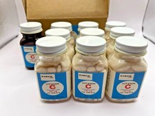 Disco Fair NOS Vitamin C bottle vintage unopened lot of 10 old TV movie prop box picture