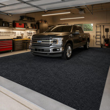 Garage Floor Mat Oil Spill Mat with Non-Slip Backing,7.4X8.4 Ft picture