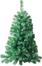 OPENED BOX Pre Lit Wall Mounted Artificial Christmas Tree Lighted  28