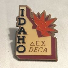 Delta Epsilon Chi DECA School College Idaho State Shaped Enamel Lapel Pin FP20 picture