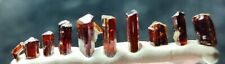 Rare Red rutile crystals nice lot ( 10 pieces) ,zagimountain kpk, Pak. picture