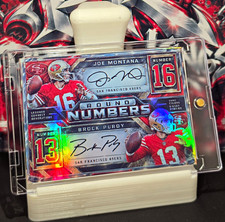 Panini Round Numbers RN-16-13 Dual Montana/Purdy CUSTOM CARD. picture