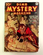 Dime Mystery Magazine Pulp Jun 1937 Vol. 14 #3 GD picture