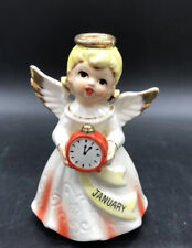 Vintage Nippon January Birthday Month Angel Figurine picture