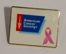 American Cancer Society Pink Ribbon Lapel Pin picture