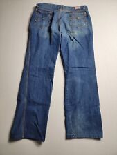 Vintage Disco Jeans Actual 34x29 Rare Made in British Crown Colony picture