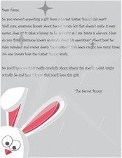 Easter - Letter from Easter Bunny -Secret Bunny - Personalized - Printable picture