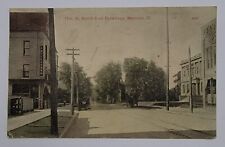 15th St. South from Broadway, Mattoon IL. 6087 Unposted Vintage Postcard Rare picture