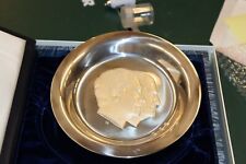 1973 Richard Nixon Agnew Official Inaugural Sterling Silver 8” Plate picture