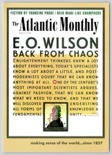 Back From Chaos E.O. Wilson Subscription Atlantic Monthly Postcard picture
