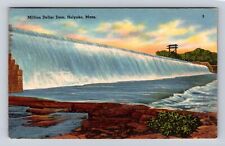 Holyoke MA-Massachusetts, Million Dollar Dam, Antique, Vintage c1959 Postcard picture
