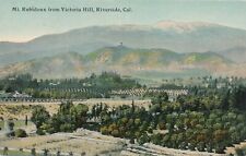 RIVERSIDE CA - Mt. Rubidoux From Victoria Hill Postcard - 1912 picture