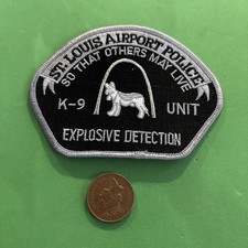 St.Louis airport Police K-9 unit explosive detection Patch USA Brand New rare picture