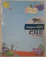 Vintage AMPAD Sea Party Acid Free PC Paper, 25 Sheets, 24 LB, #35749 Made In USA picture