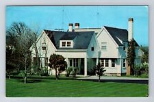 Hyannis Port MA-Massachusetts, Summer Home John F Kennedy, Vintage Postcard picture