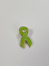 Mental Health Green Awareness Ribbon Lapel Pin picture