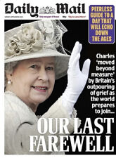Daily Mail Newspaper 19th September 2022 Farewell Our Glorious Queen picture