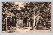 Oxford OH-Ohio, Western University Gymnasium, Antique Vintage Souvenir Postcard picture