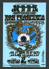 EMEK Ween 2016 San Francisco Blue Handbill 2x3 Mini Print Poster Jimi Hendrix picture