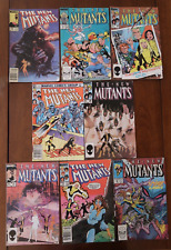 LOT OF 8 THE NEW MUTANTS COMIC BOOKS VARIOUS TITLES MARVEL COPPER ERA Z2647 picture