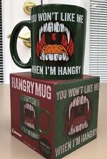 Ceramic Coffee Cup Mug “You Won't Like Me When I'm Hangry” Gifts Green Paladone picture