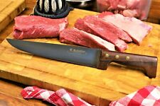 Sabatier 11 inch Butchers Knife, Stainless / walnut . Made in France ,see video picture