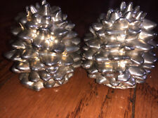 Vintage Godinger Silver Art pine cone salt and pepper shakers picture