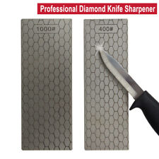 8inch Double-Sided Diamond Sharpening Stone 400/1000 Fine/Coarse picture