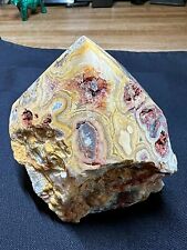 Laguna Crazy Lace Agate Crystal Gemstone Size Sided Laser Point Specimen 003 picture