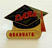 Vtg D.A.R.E. Graduate Enamel Lapel Pin picture