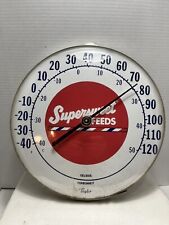 Vintage 12” Supersweet Feeds Advertising Thermometer TAYLOR  picture