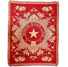 White Star Line Titanic Authentic Replica Third Class Throw Blanket New picture