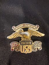 Vintage HARLEY DAVIDSON Eagle Medallion - Made in the USA - Est 1903 picture