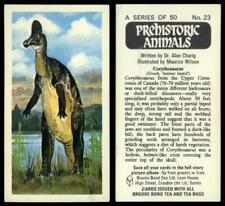 Corythosaurus #23 Prehistoric Animals 1972 Brooke Bond Tea Card picture