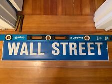 ACADEMY BUS TOURS 1995 ROLL SIGN WALL STREET STOCK MARKET FINANCIAL DISTRICT N.Y picture