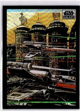 2022 Topps Chrome Star Wars Galaxy #38 X-wings in Formation Refractor picture