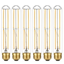 T10 E26 Led Bulb, Dimmable, Light Bulbs 60 Watt Soft White, 2700k | 6w=60 Watt picture
