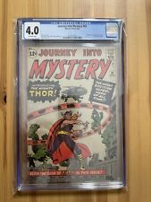 MARVEL COMICS 1962 JOURNEY INTO MYSTERY #83 1ST APP. THOR CGC 4.0 picture